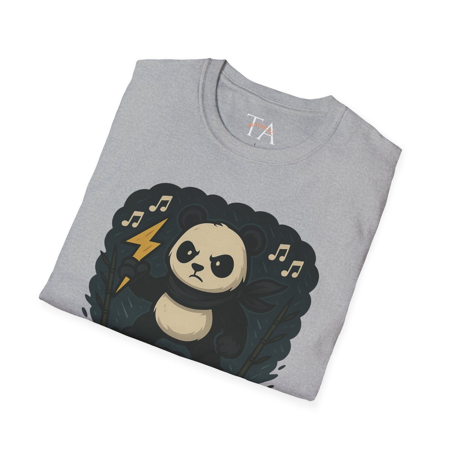 Panda Storm Tee for Animal and Music Lovers - Softstyle T-Shirt