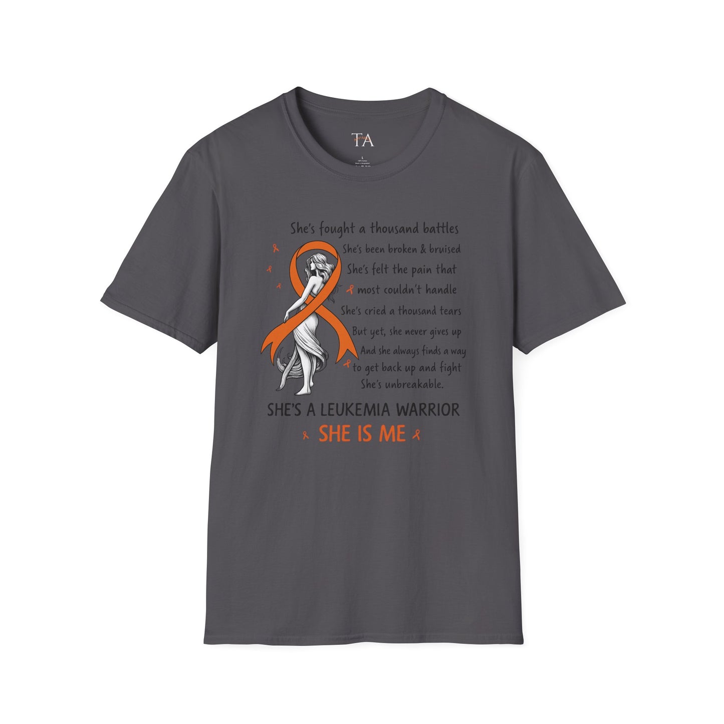 Leukemia Warrior T-Shirt - Unisex Softstyle Support Apparel