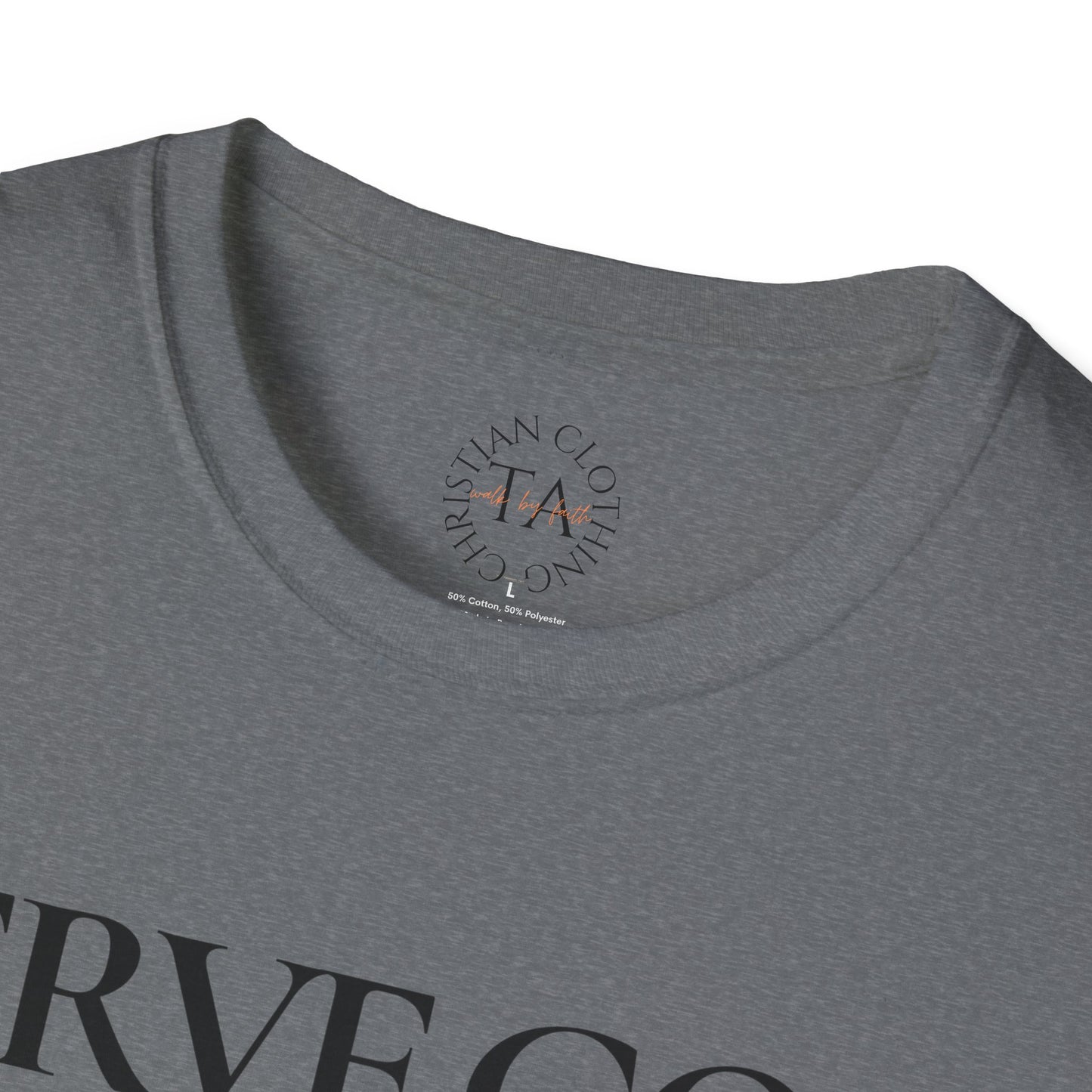 Faith Inspired "Serve God" T-Shirt - Inspirational Faith-Based Christian Gift