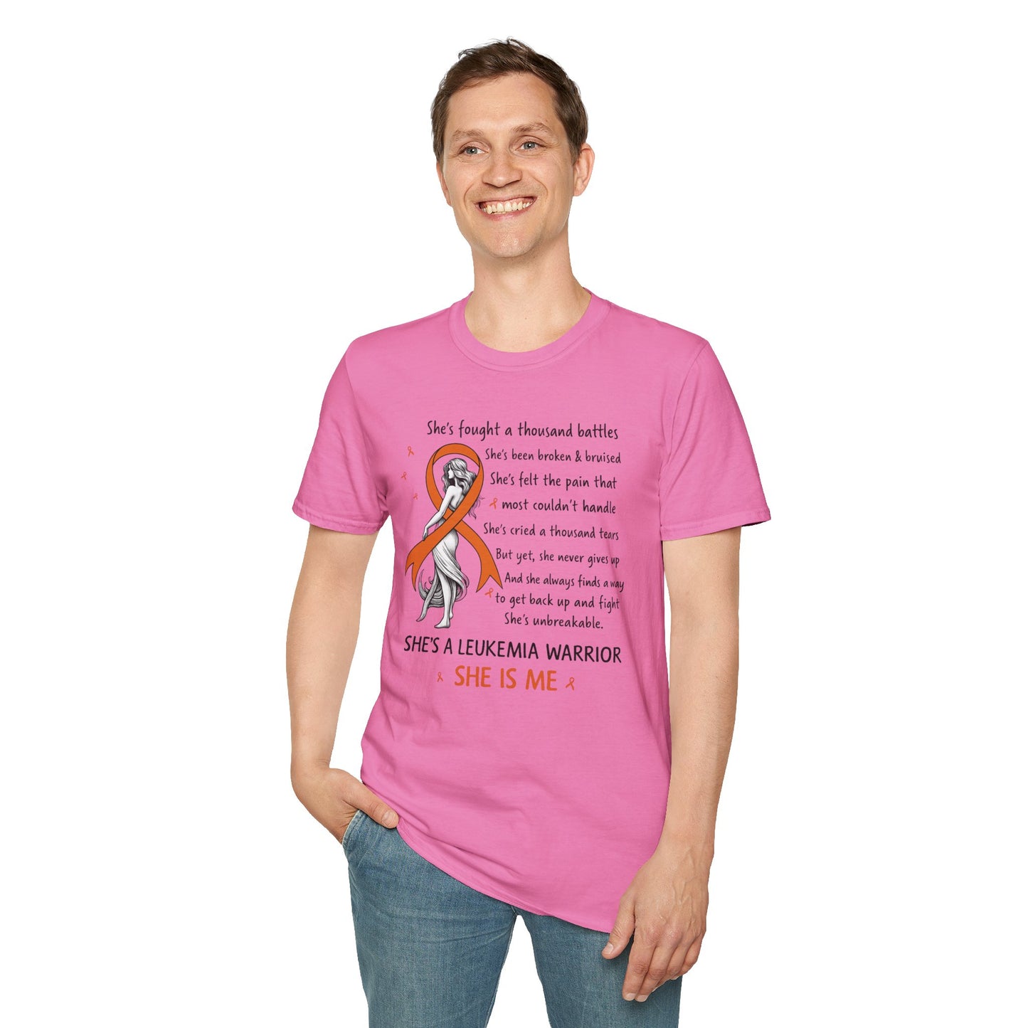 Leukemia Warrior T-Shirt - Unisex Softstyle Support Apparel