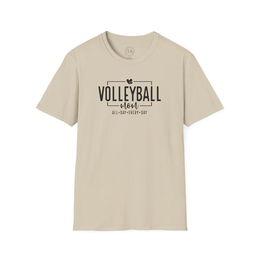 Volleyball Tee - All Day Every Day, Sports Shirt, Casual Wear, Gift for Athletes, Summer Outfit