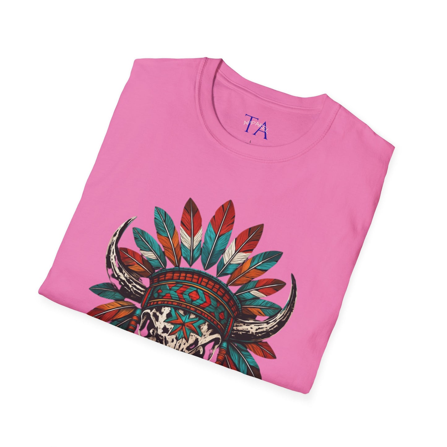 Native American Bull Skull Unisex T-Shirt