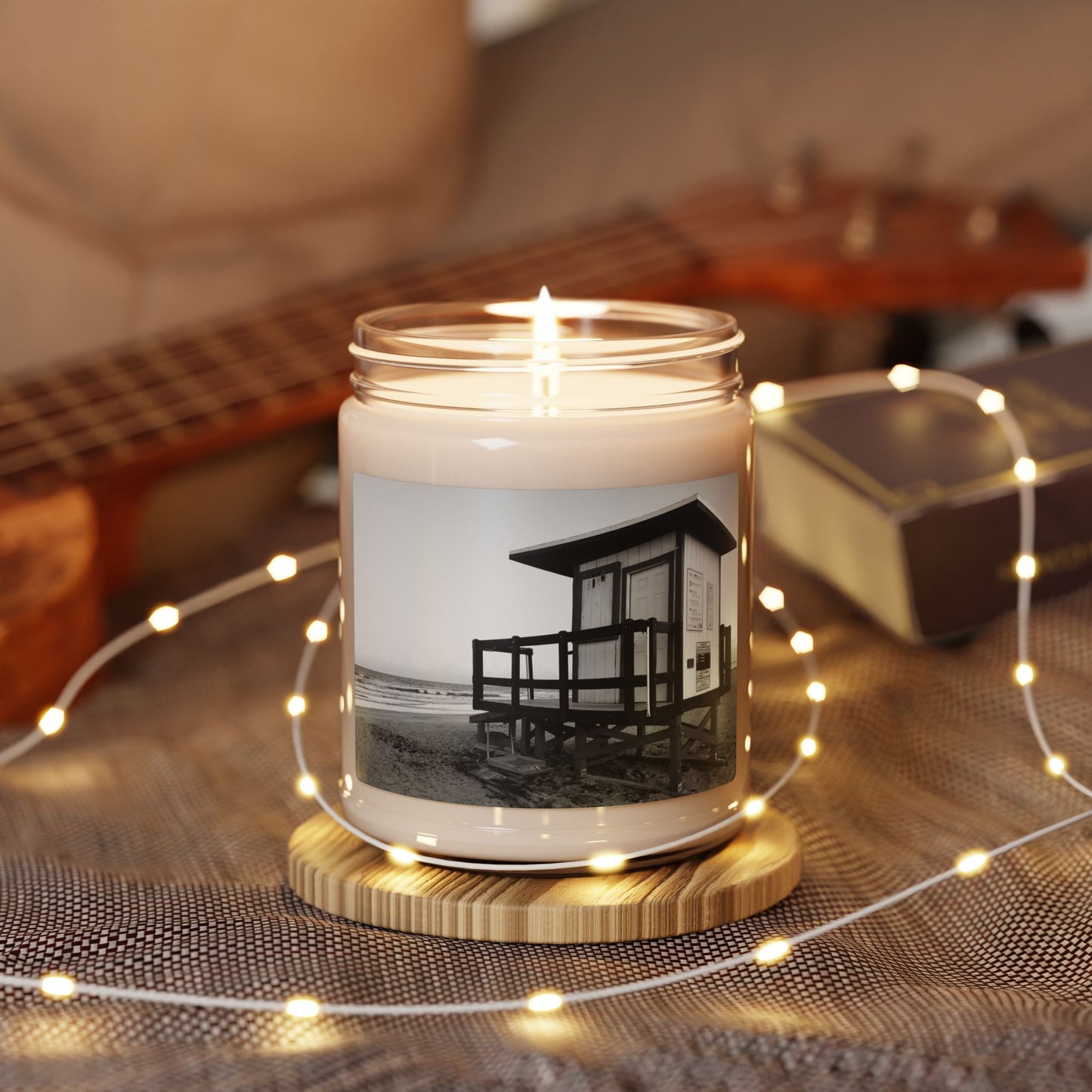 Scented Candles: Calming Sea Salt and Orchid Coastal Scented Candle, 9oz | Relaxation Gift | Home Decor | Beach Vibes | Eco-Friendly | Aromatherapy