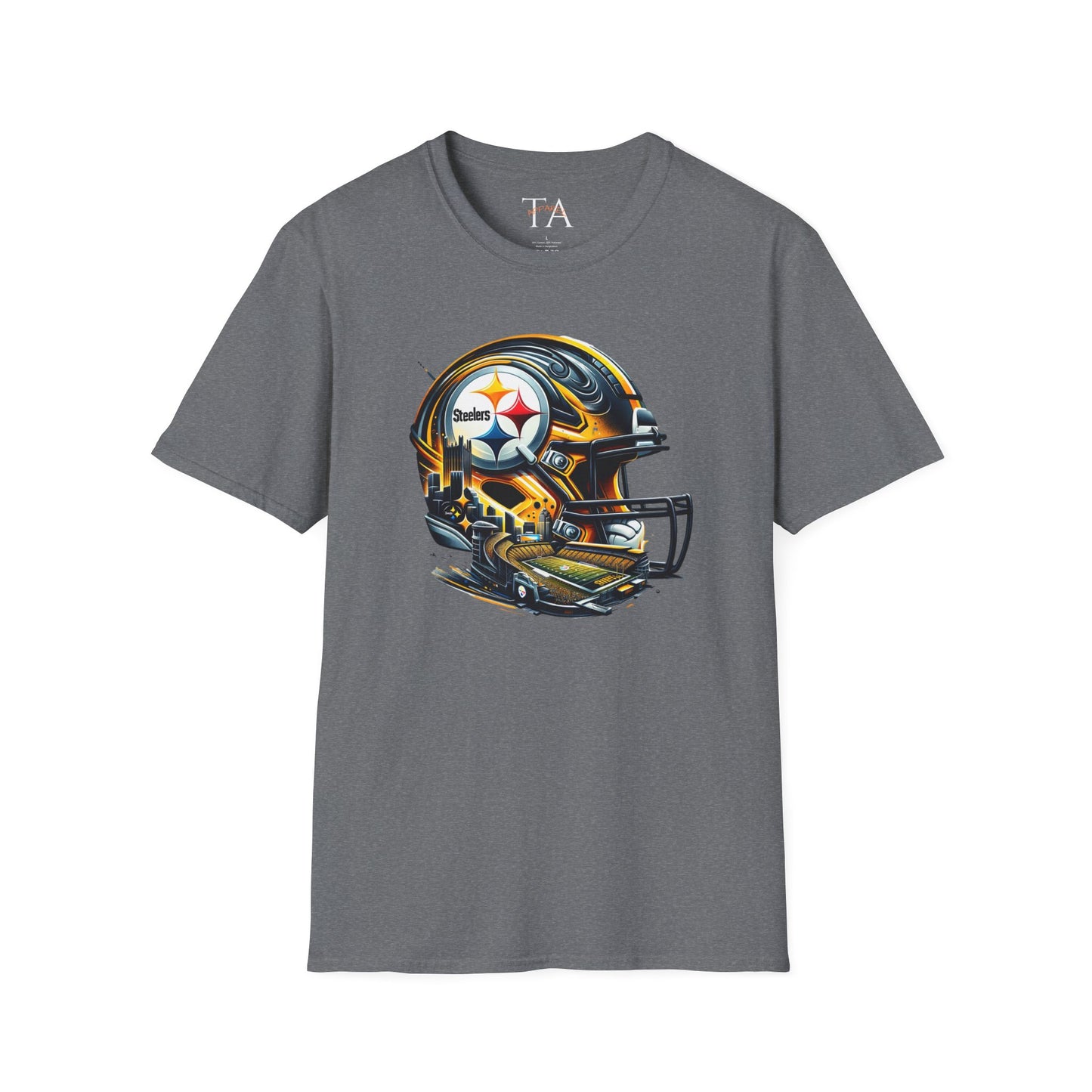 Bold Football Helmet Unisex T-Shirt | Sports Fan Tee