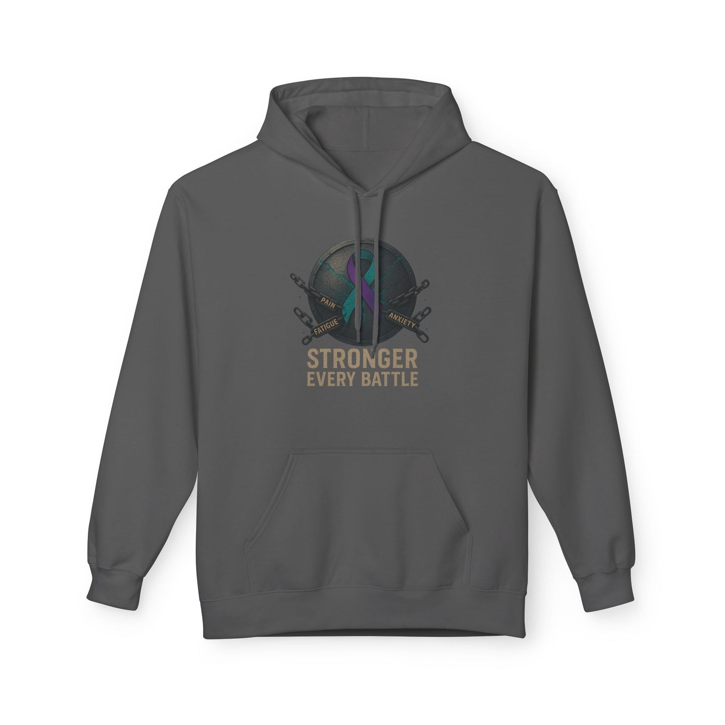 Fragile X Empowering Strength Hoodie - Unisex Midweight Softstyle Fleece, Casual Wear, Motivational Gift, Workout Fashion, Everyday Comfort
