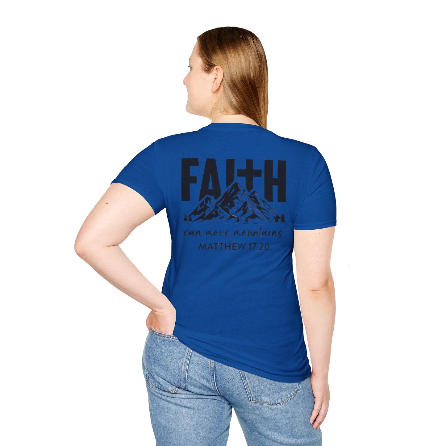 Faith-Inspired Unisex T-Shirt - Motivational Tee - Faith Can Move Mountains