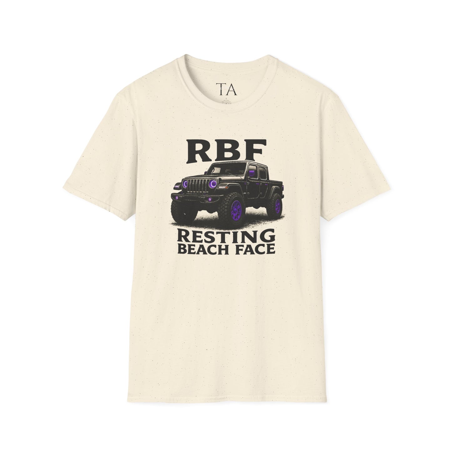 Resting Beach Face T-Shirt | Unisex Tee for Beach Lovers