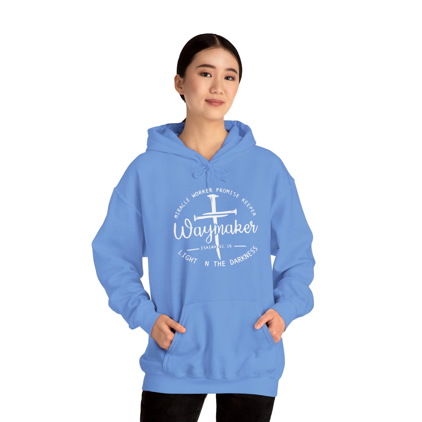 Faith Inspired Waymaker Hoodie - Cozy Sweatshirt for Faith Lovers and Celebrations