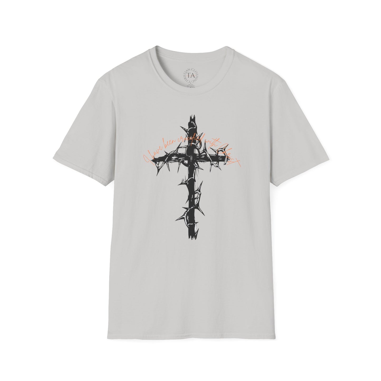 Faith Inspired Christian Cross Unisex T-Shirt - 'I Have Been Crucified with Christ' Design