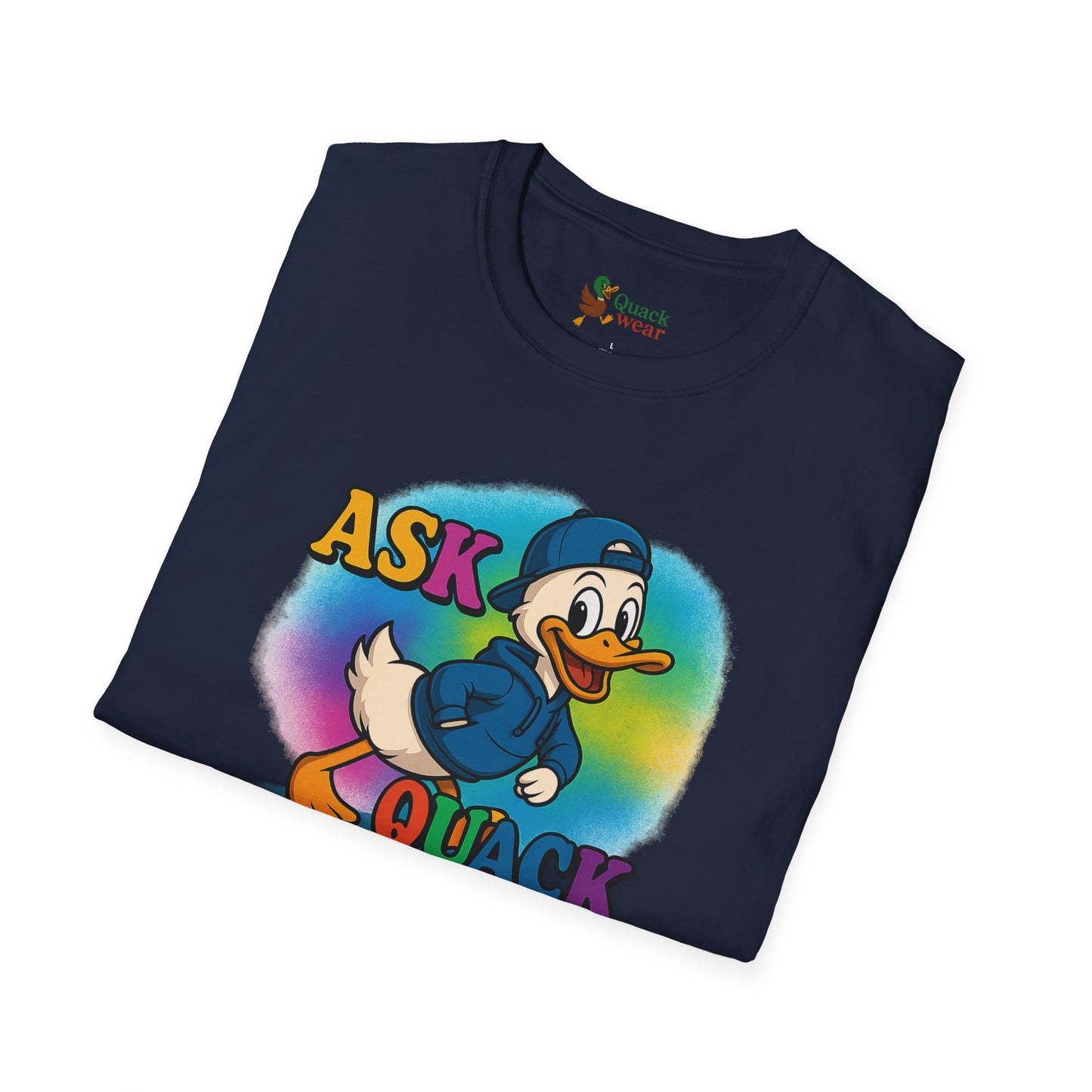 Ask Quack Quirky Duck Humor T-Shirt