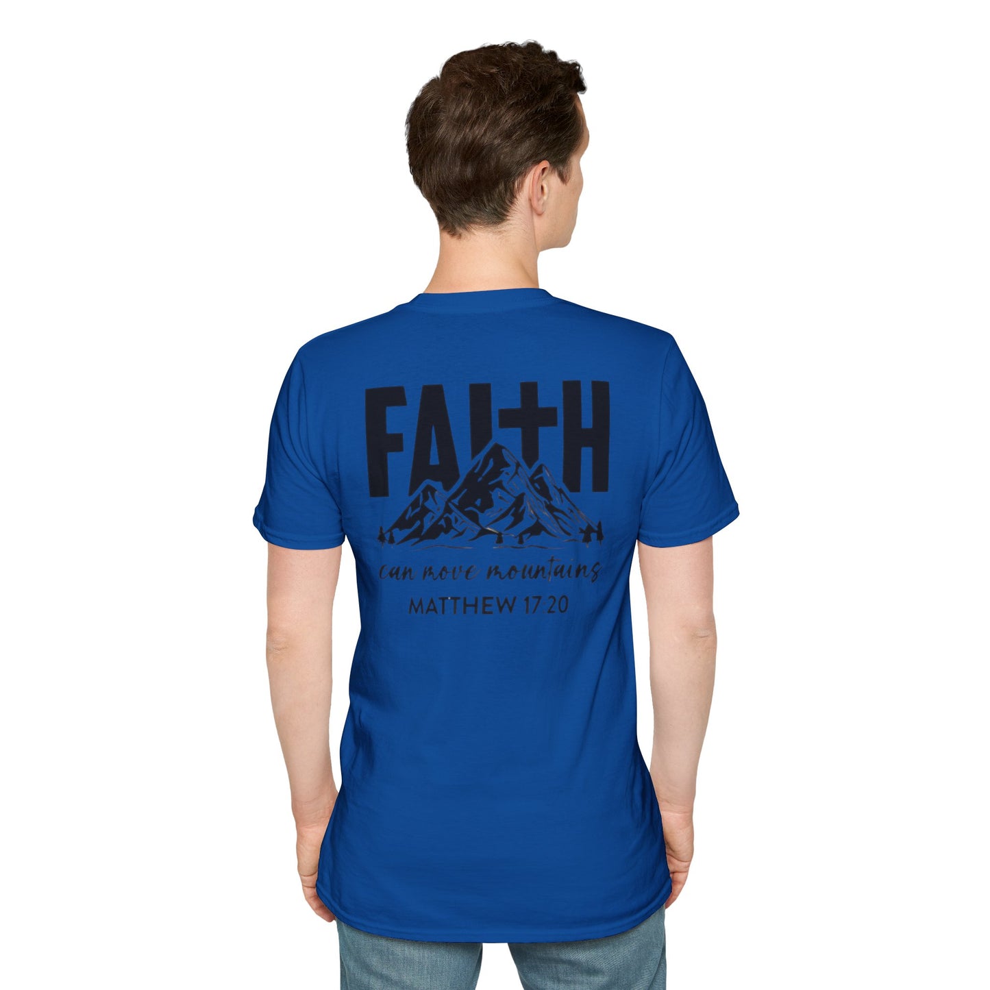 Faith-Inspired Unisex T-Shirt - Motivational Tee - Faith Can Move Mountains