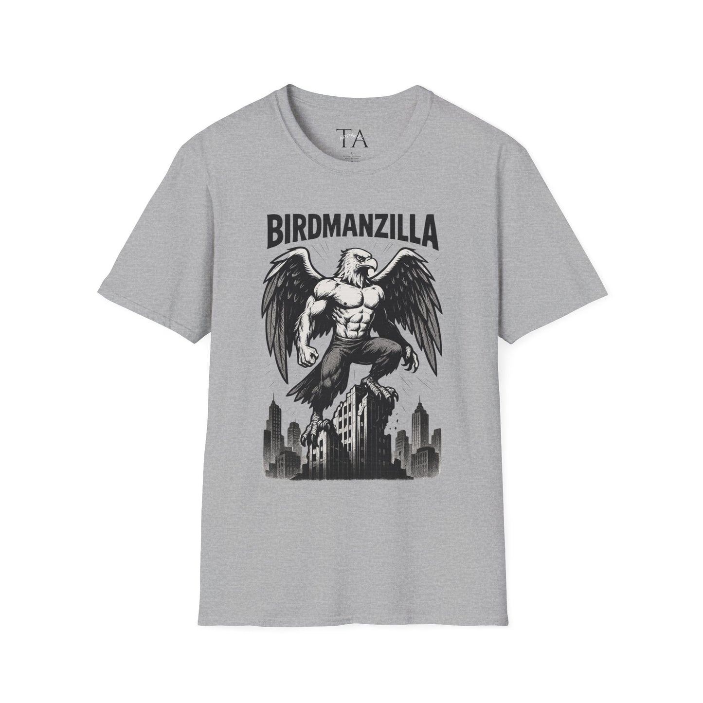 Birdmanzilla Graphic Tee - Unisex T-Shirt, Casual Wear, Unique Gift, Men's Fashion