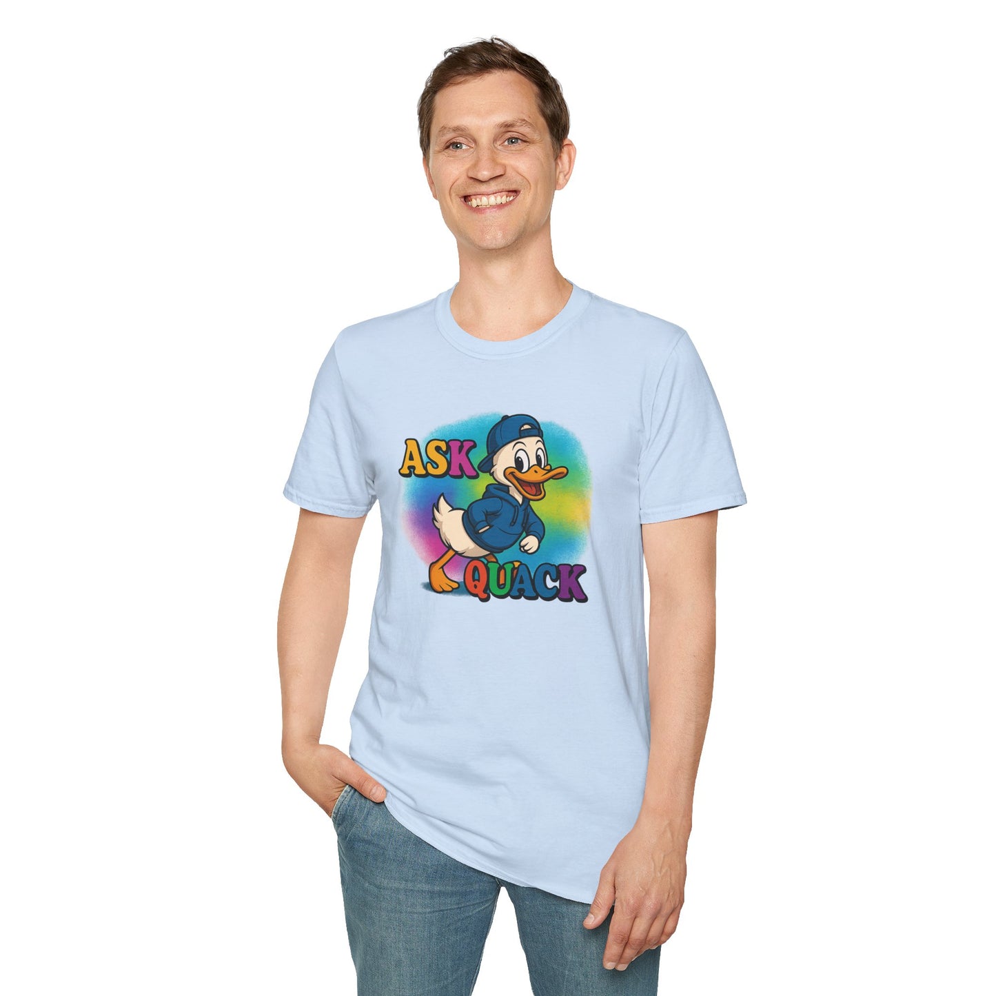 Ask Quack Quirky Duck Humor T-Shirt
