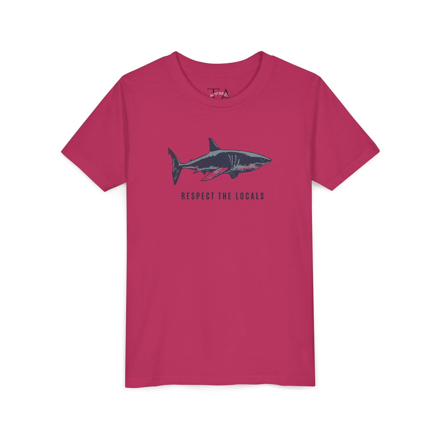 Kids Shark Youth Tee | Respect The Locals | Shark Lovers Shirt