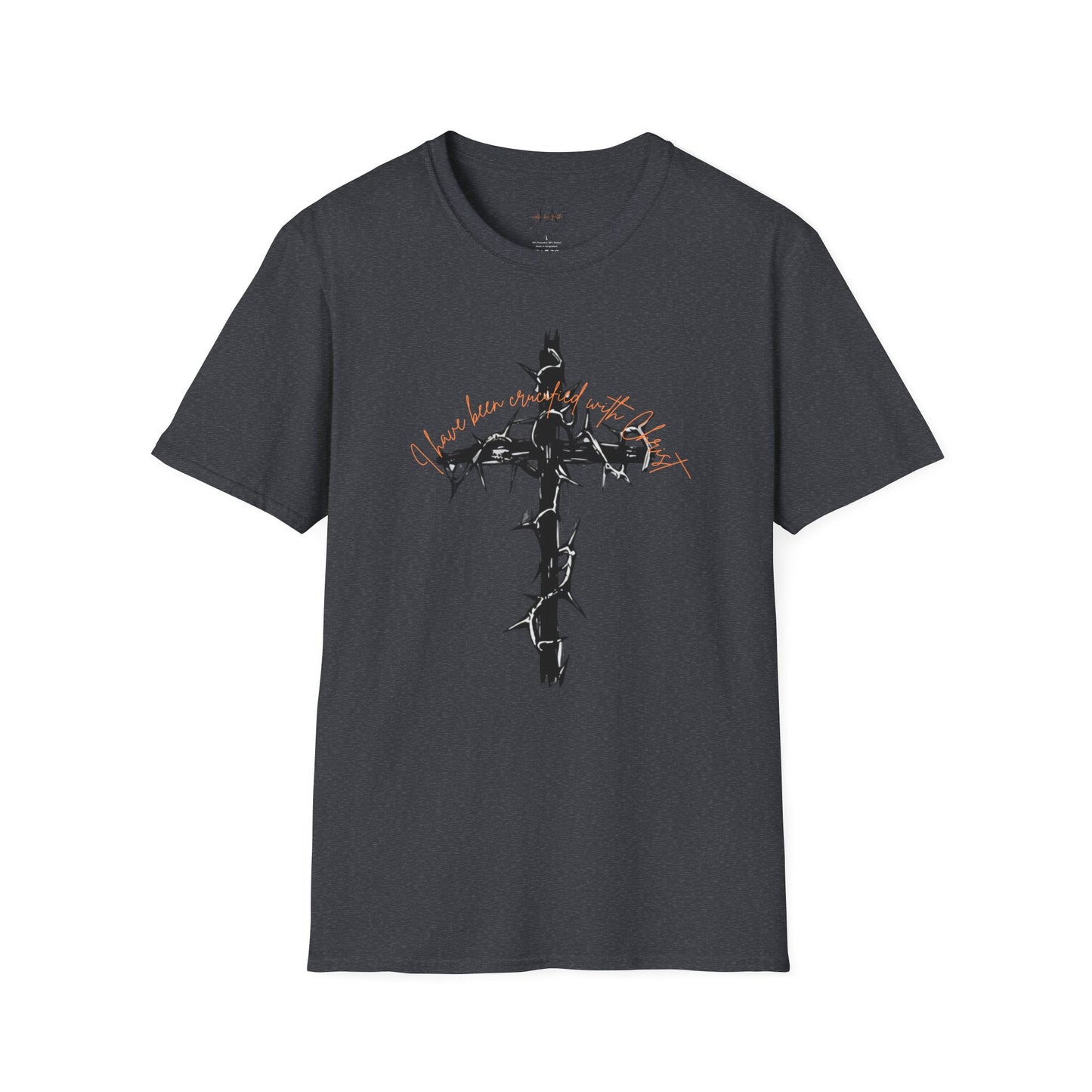 Faith Inspired Christian Cross Unisex T-Shirt - 'I Have Been Crucified with Christ' Design