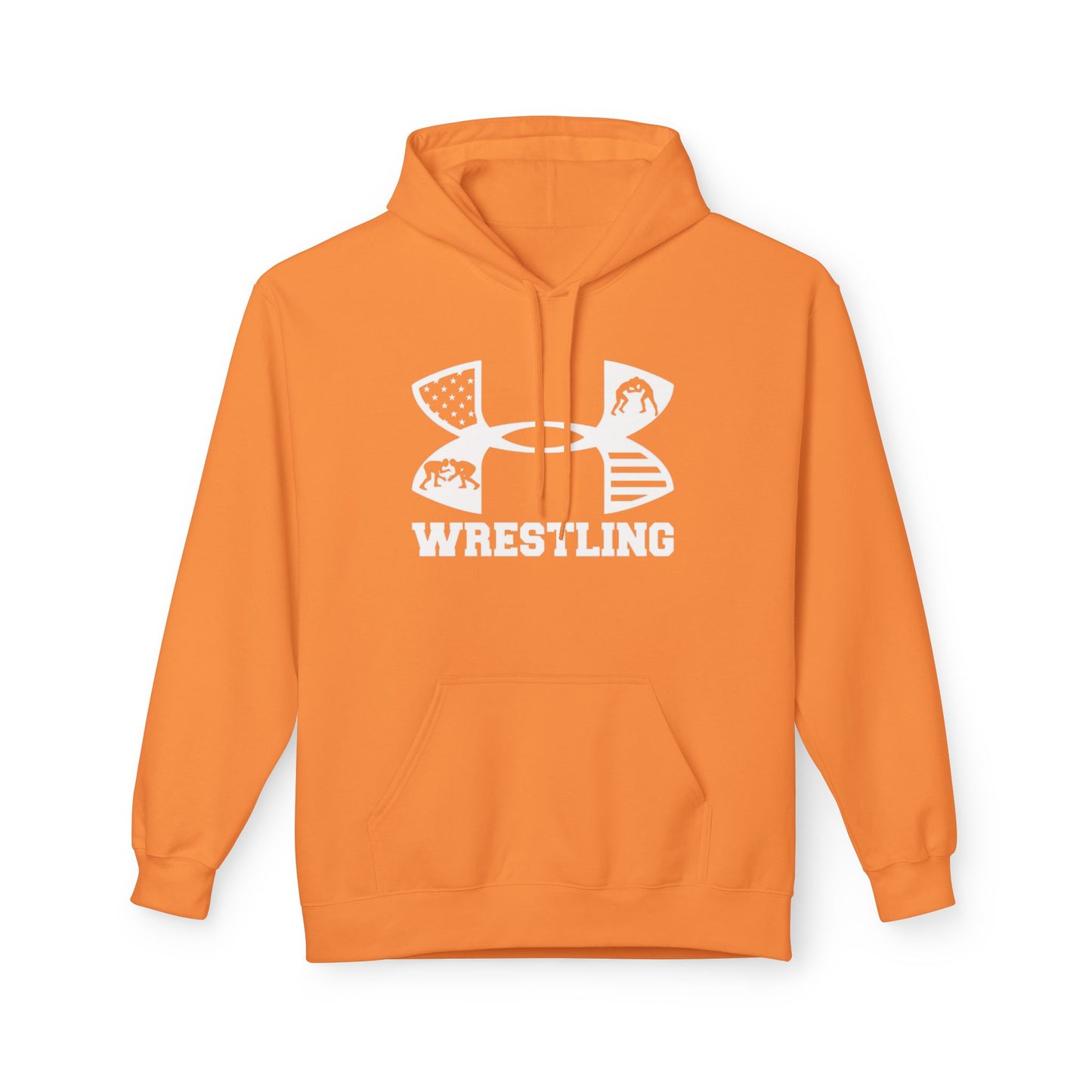Fleece Hoodie - Cozy Wrestling Design for Everyday Comfort and Fall Fashion