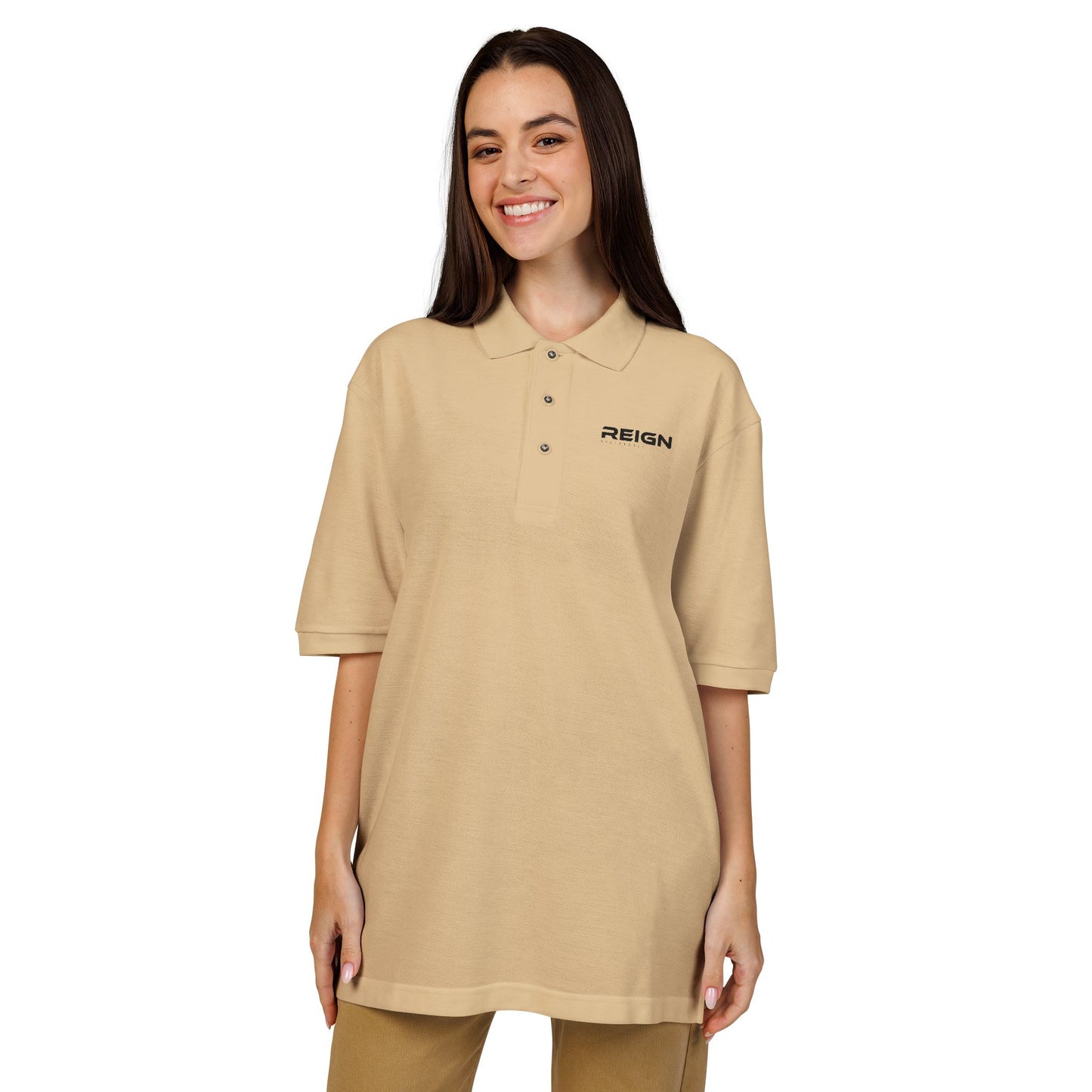 Reign Volleyball Embroidered Polo Shirt
