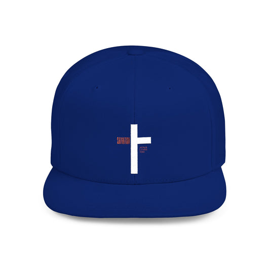 Snapback Hat with salvation cross