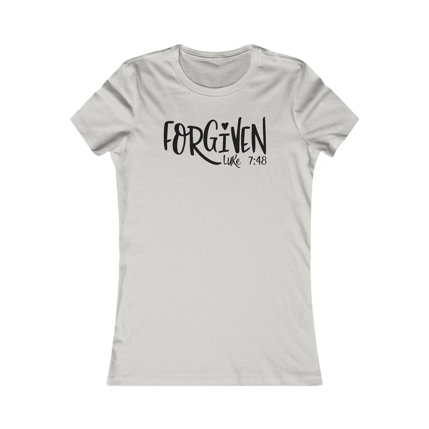 Women's Forgiven Tee | Christian T-Shirt, Faith Apparel, Inspirational Gift, Religious Wear, Bible Verse Shirt