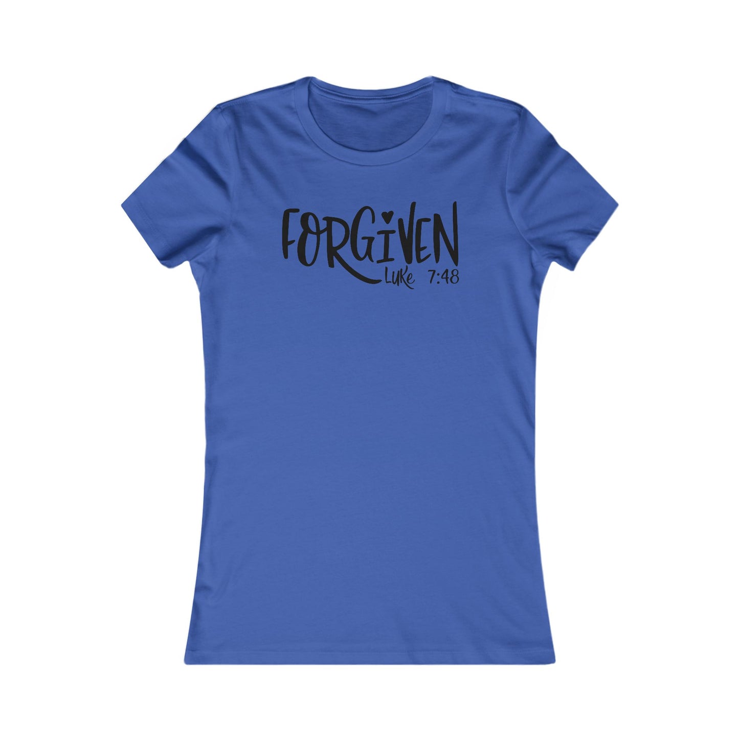 Women's Forgiven Tee | Christian T-Shirt, Faith Apparel, Inspirational Gift, Religious Wear, Bible Verse Shirt