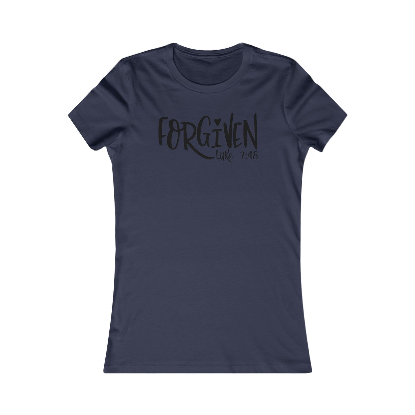 Women's Forgiven Tee | Christian T-Shirt, Faith Apparel, Inspirational Gift, Religious Wear, Bible Verse Shirt