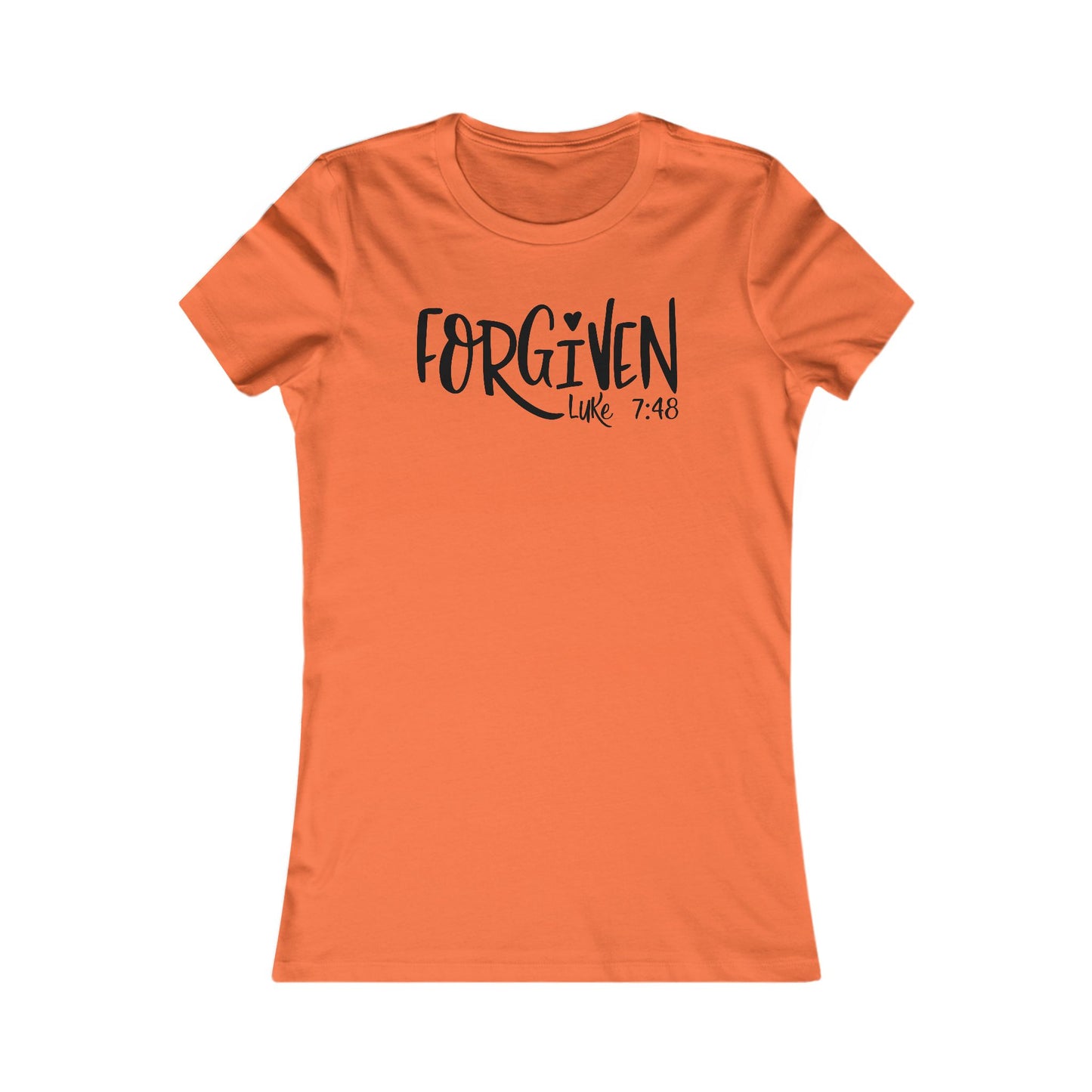 Women's Forgiven Tee | Christian T-Shirt, Faith Apparel, Inspirational Gift, Religious Wear, Bible Verse Shirt
