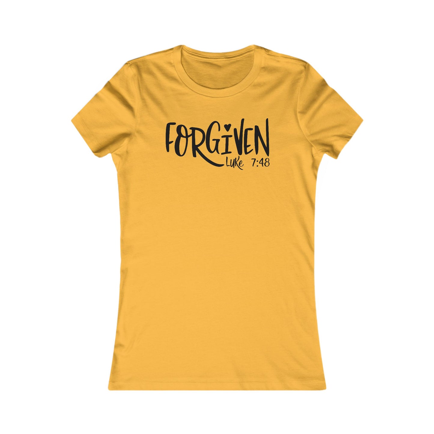Women's Forgiven Tee | Christian T-Shirt, Faith Apparel, Inspirational Gift, Religious Wear, Bible Verse Shirt