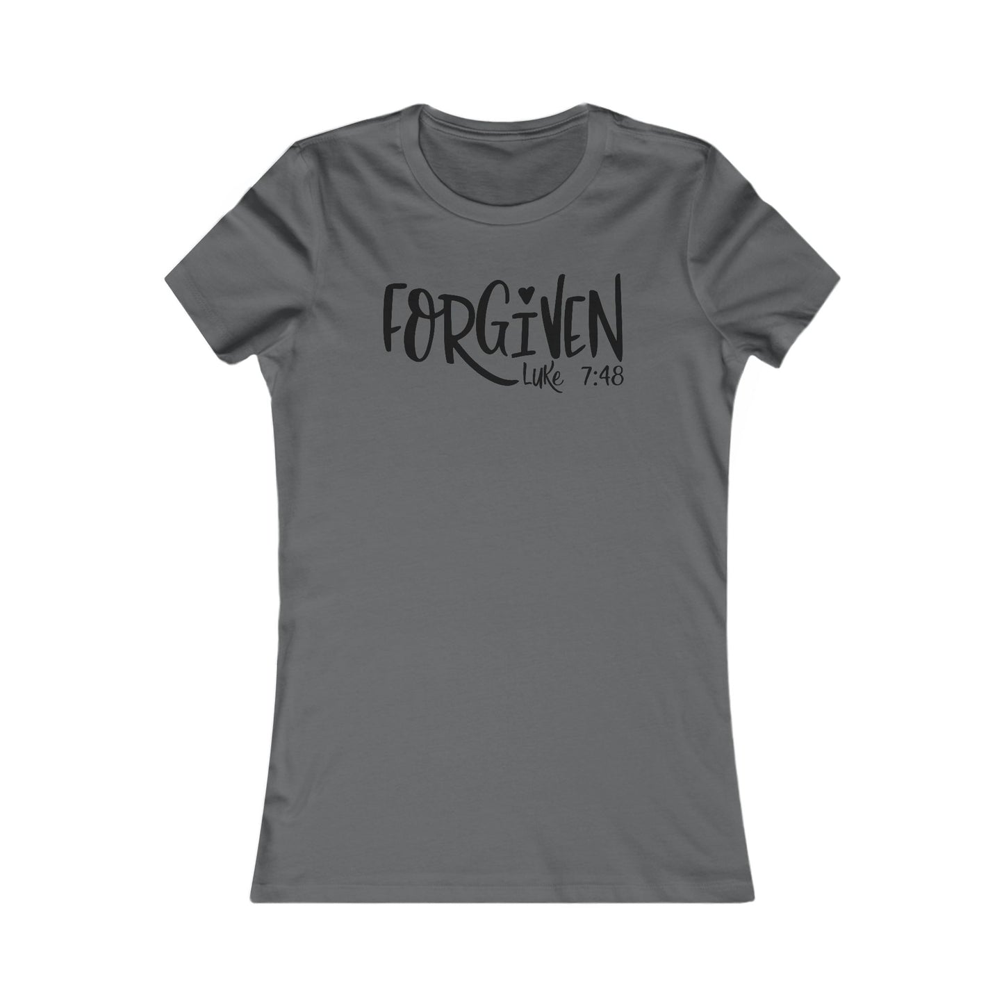 Women's Forgiven Tee | Christian T-Shirt, Faith Apparel, Inspirational Gift, Religious Wear, Bible Verse Shirt