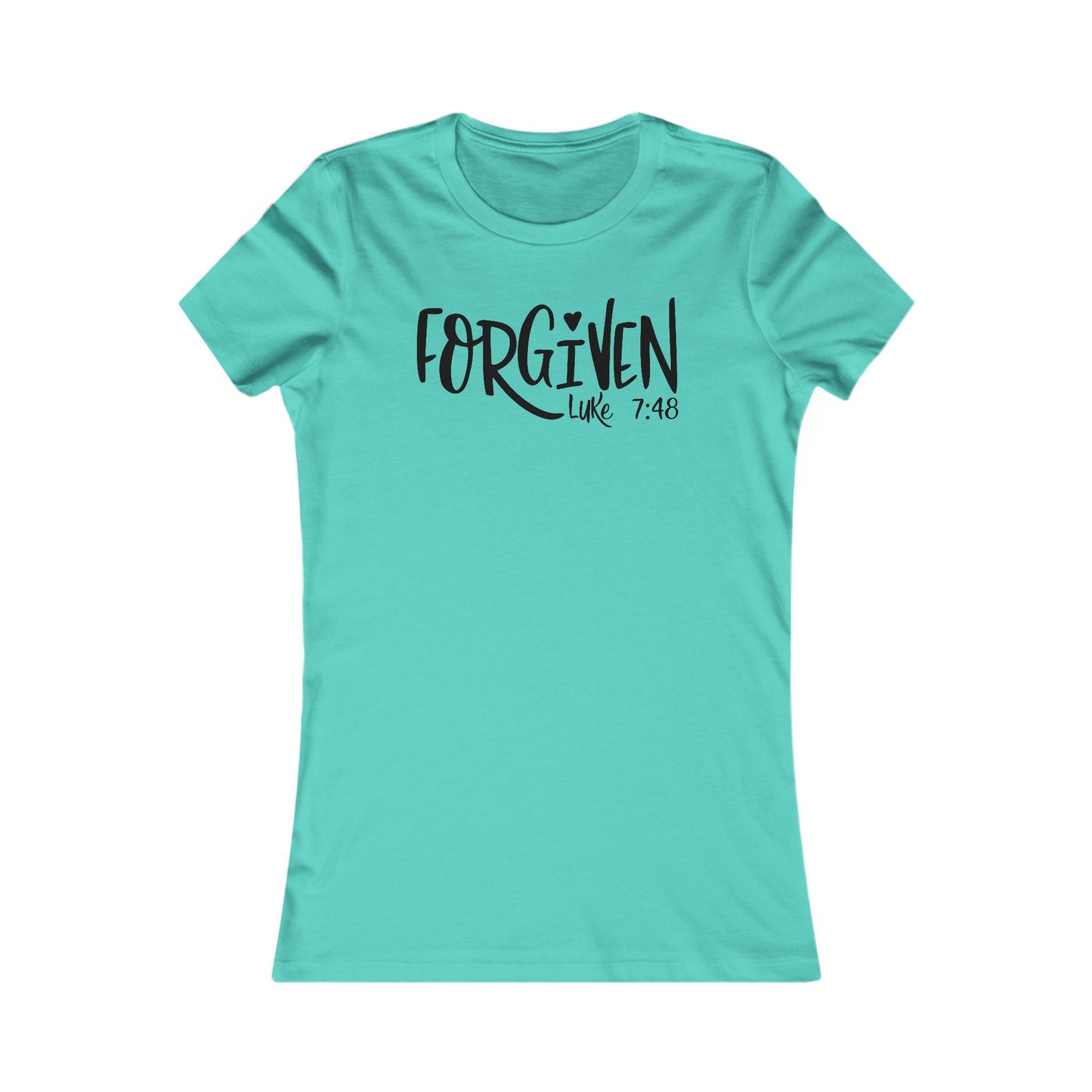 Women's Forgiven Tee | Christian T-Shirt, Faith Apparel, Inspirational Gift, Religious Wear, Bible Verse Shirt