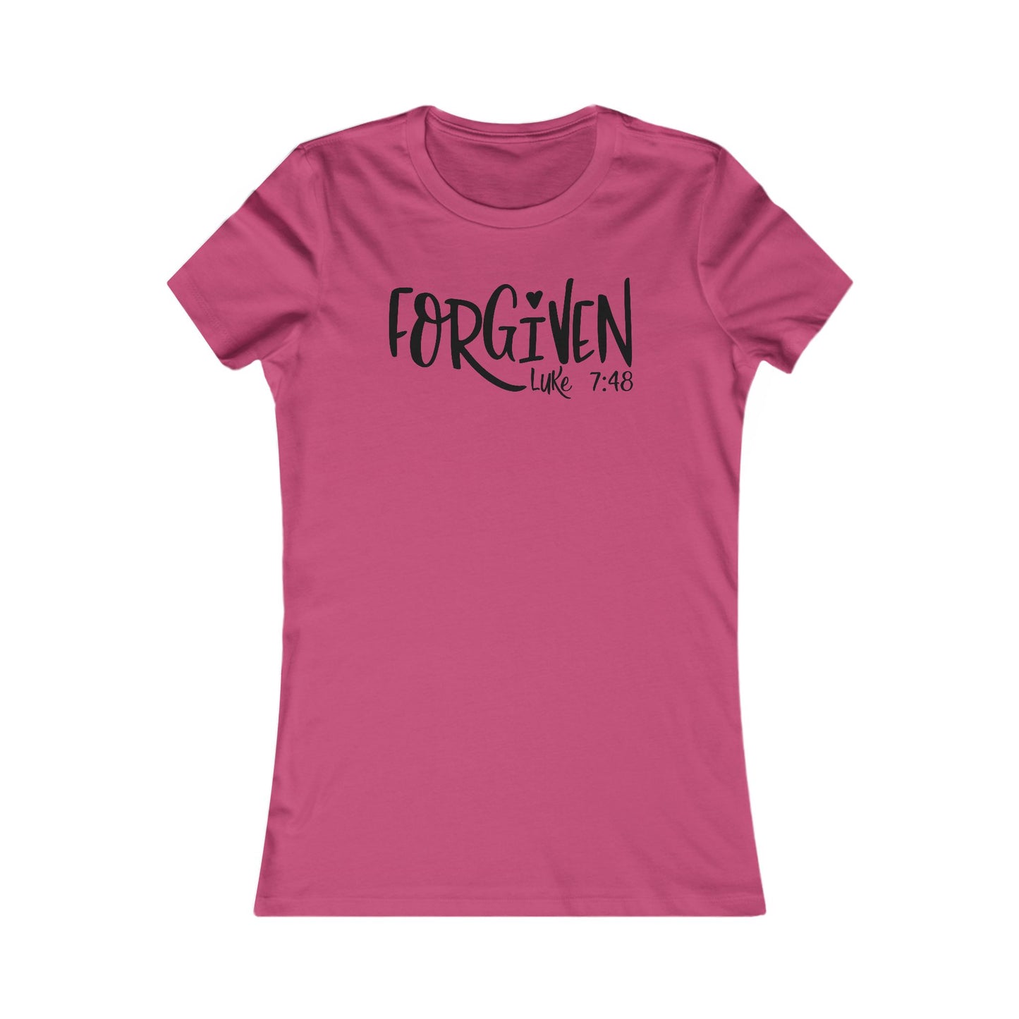Women's Forgiven Tee | Christian T-Shirt, Faith Apparel, Inspirational Gift, Religious Wear, Bible Verse Shirt