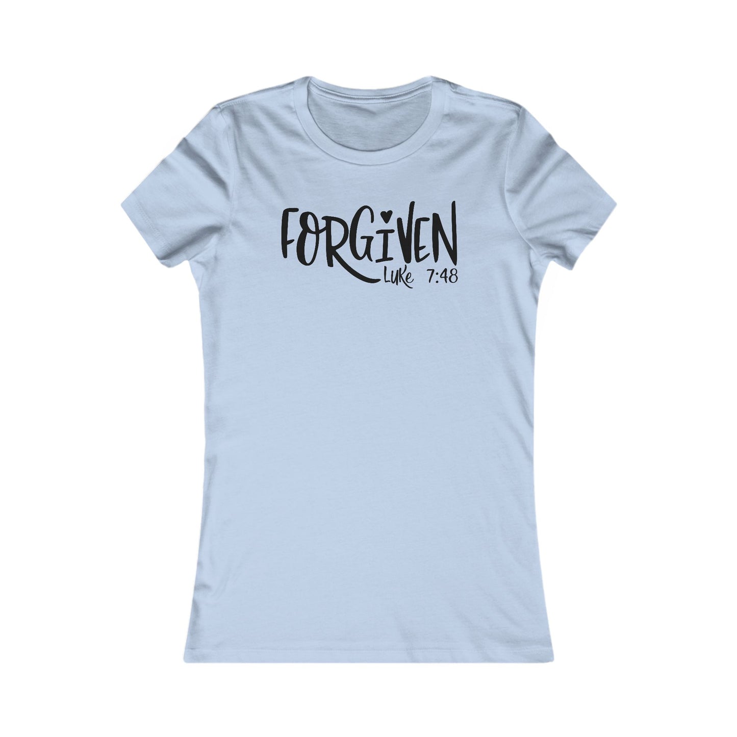 Women's Forgiven Tee | Christian T-Shirt, Faith Apparel, Inspirational Gift, Religious Wear, Bible Verse Shirt