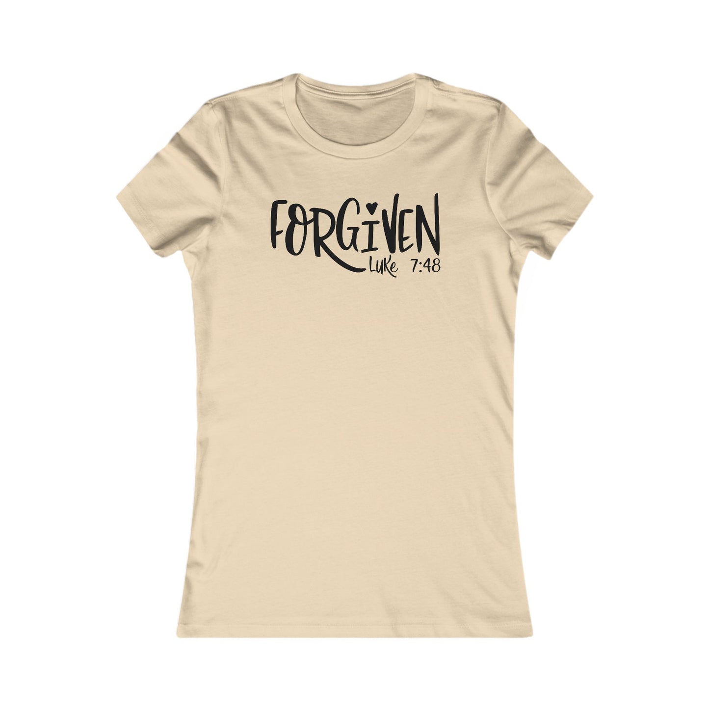 Women's Forgiven Tee | Christian T-Shirt, Faith Apparel, Inspirational Gift, Religious Wear, Bible Verse Shirt