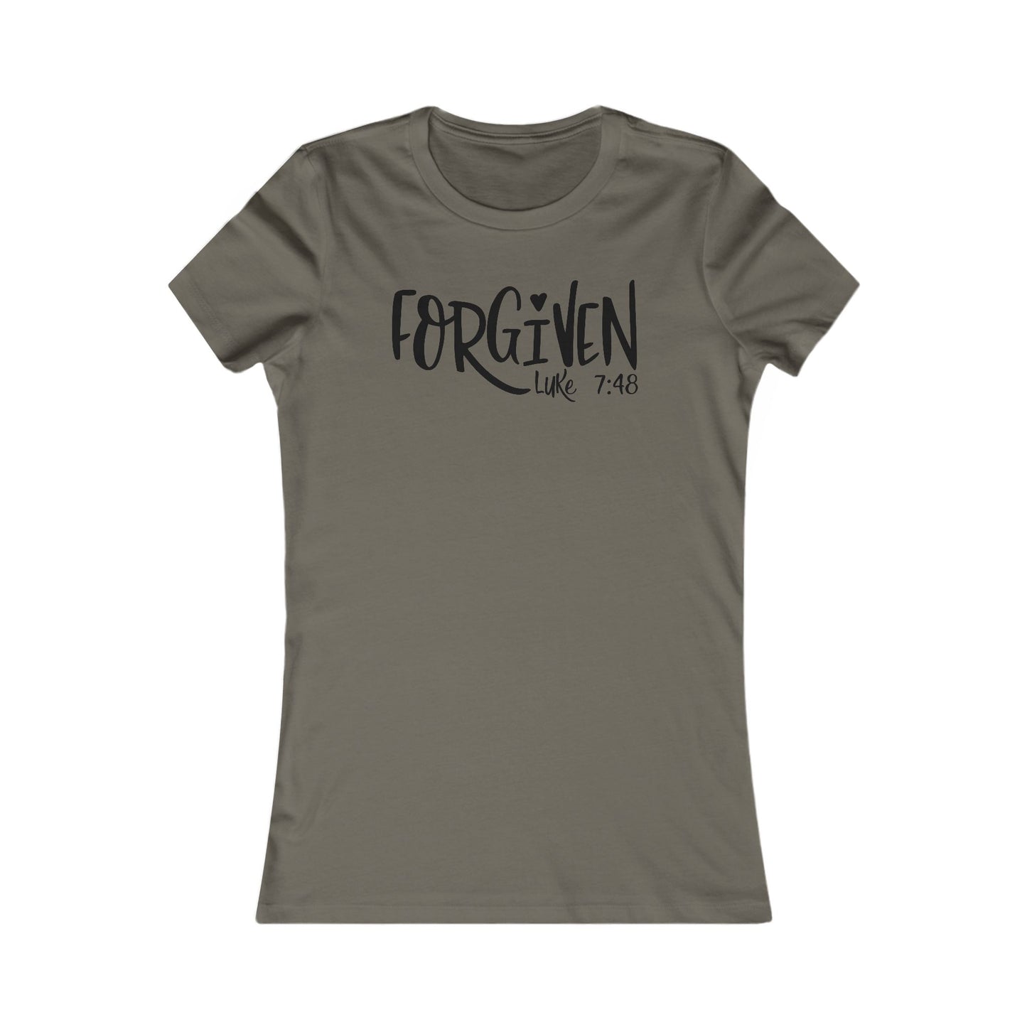 Women's Forgiven Tee | Christian T-Shirt, Faith Apparel, Inspirational Gift, Religious Wear, Bible Verse Shirt