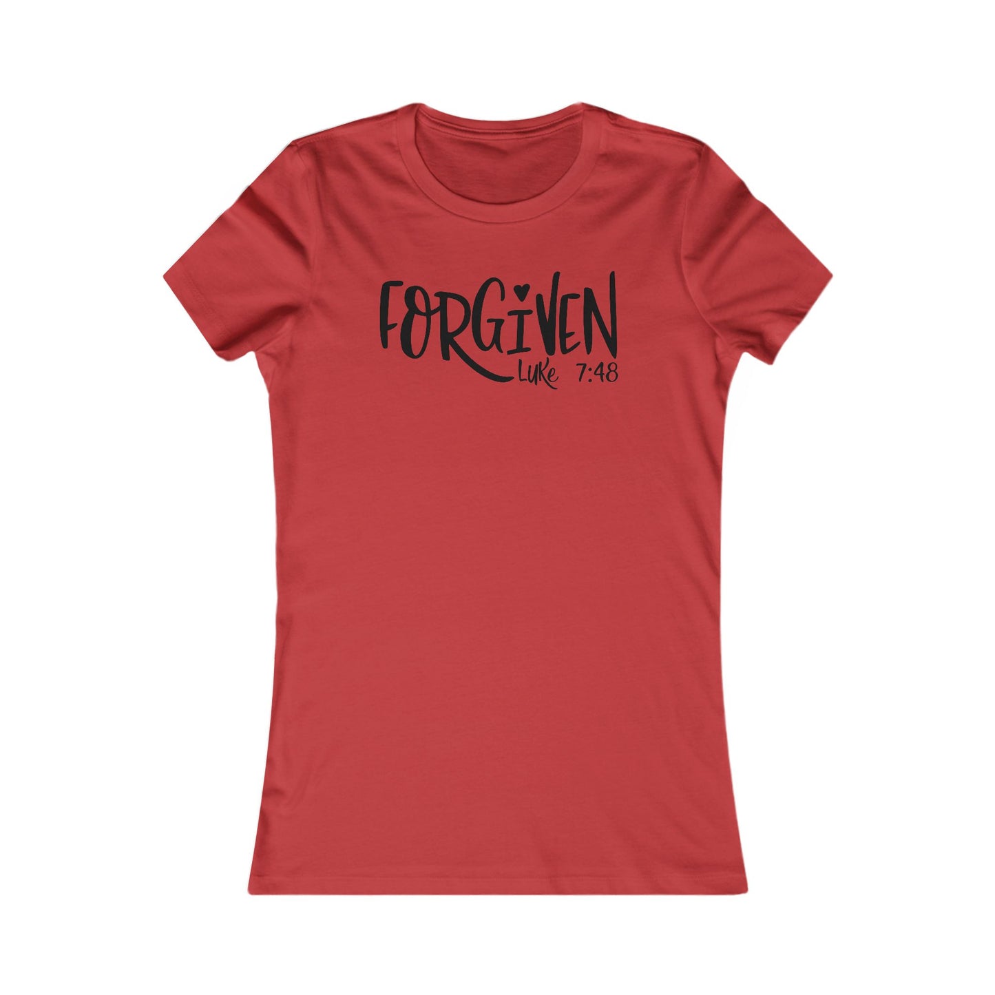 Women's Forgiven Tee | Christian T-Shirt, Faith Apparel, Inspirational Gift, Religious Wear, Bible Verse Shirt