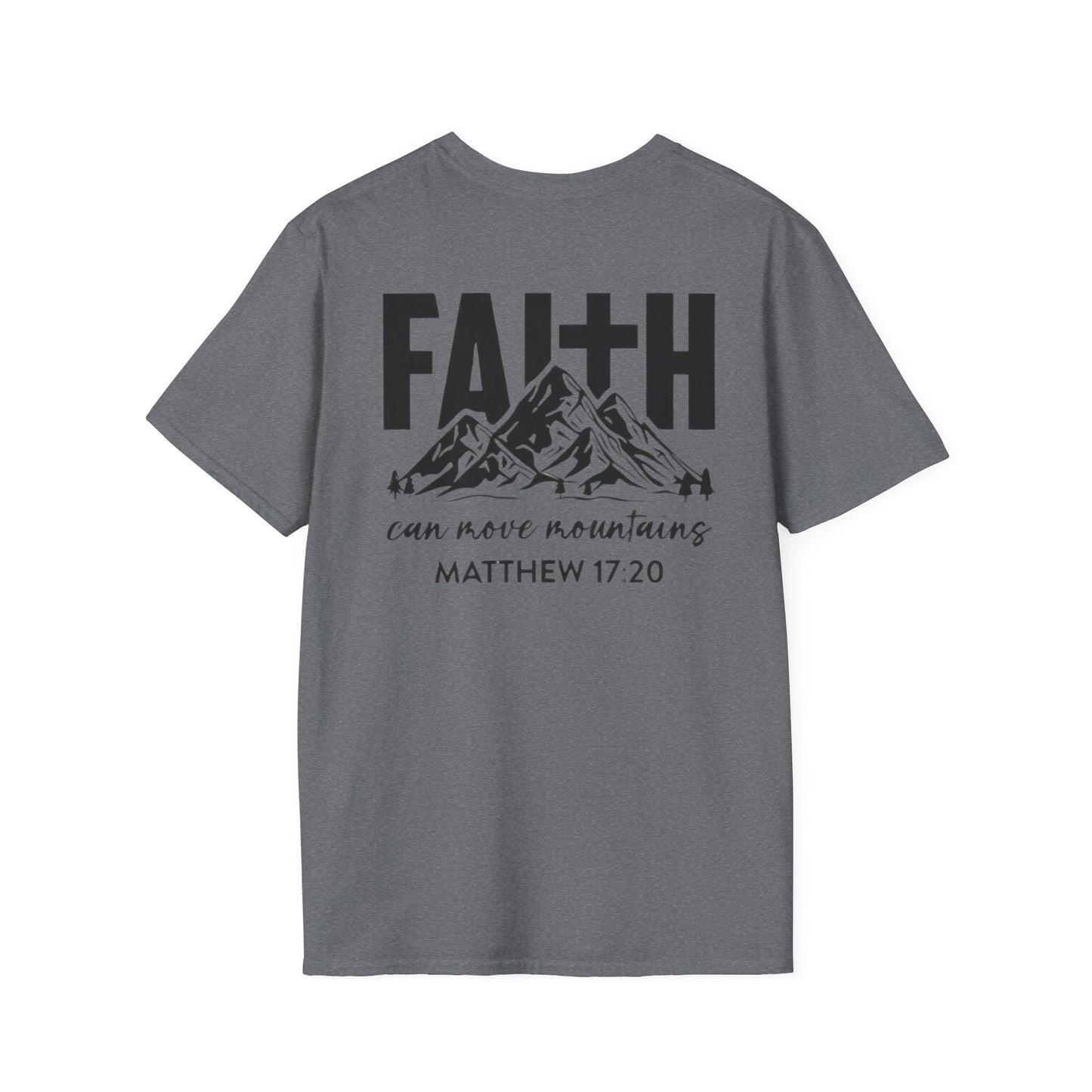 Faith-Inspired Unisex T-Shirt - Motivational Tee - Faith Can Move Mountains