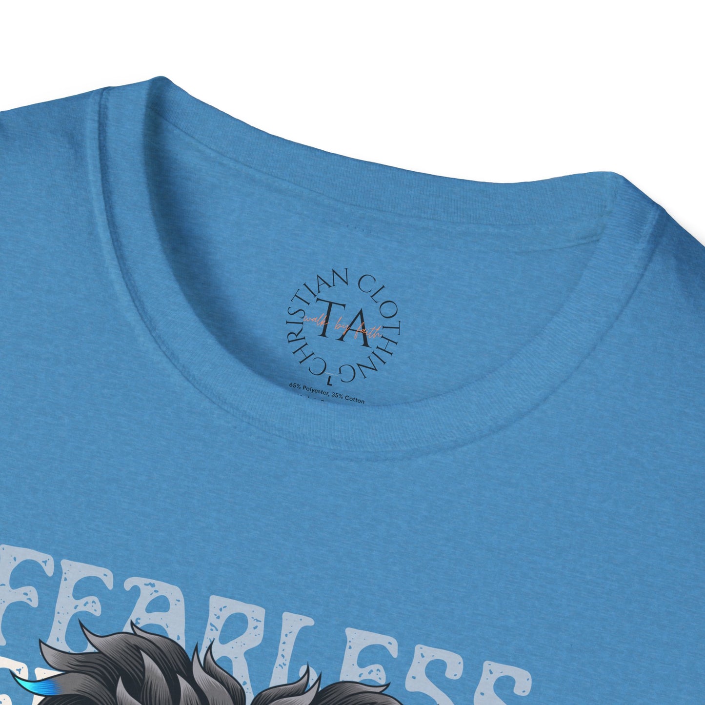 Fearless Lion Volleyball T-Shirt | Unisex Softstyle Tee
