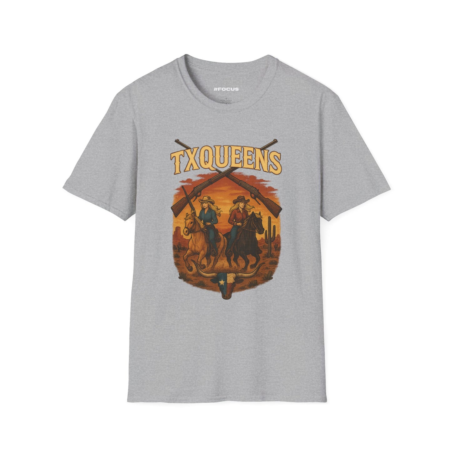 TXQUEENS Western Graphic Unisex T-Shirt