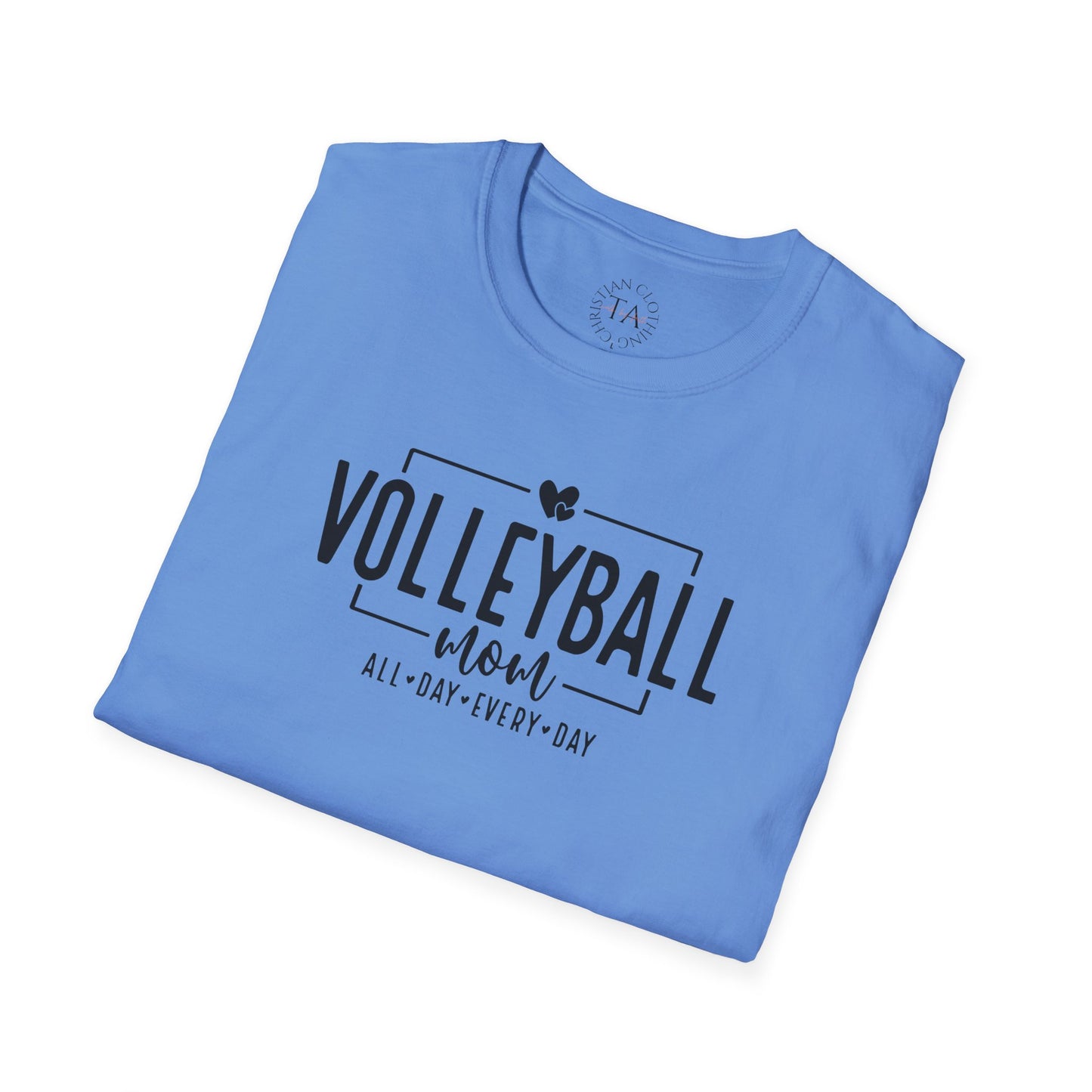 Volleyball Tee - All Day Every Day, Sports Shirt, Casual Wear, Gift for Athletes, Summer Outfit