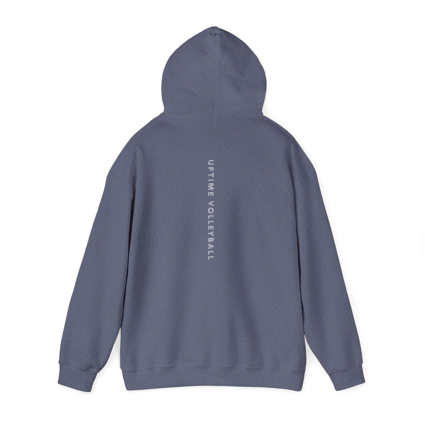 UPTIME Volleyball Hoodie with Serve Design, Unisex Sportswear, Perfect Gift for Athletes, Workout Gear, Cool Casual Wear, Back to School