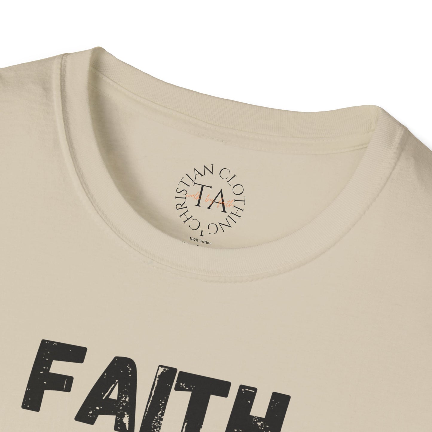Faith Inspired Unisex T-Shirt - Faith Over Fear Design