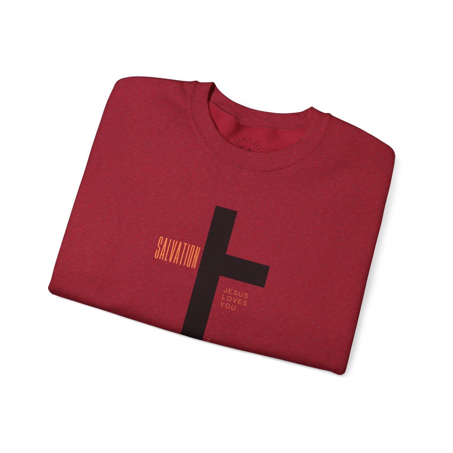 Faith Inspired Salvation Cross Sweatshirt