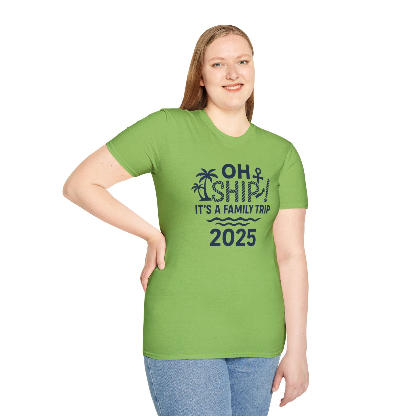 Family Cruise Vacation T-Shirt - Oh Ship, It's A Family Trip