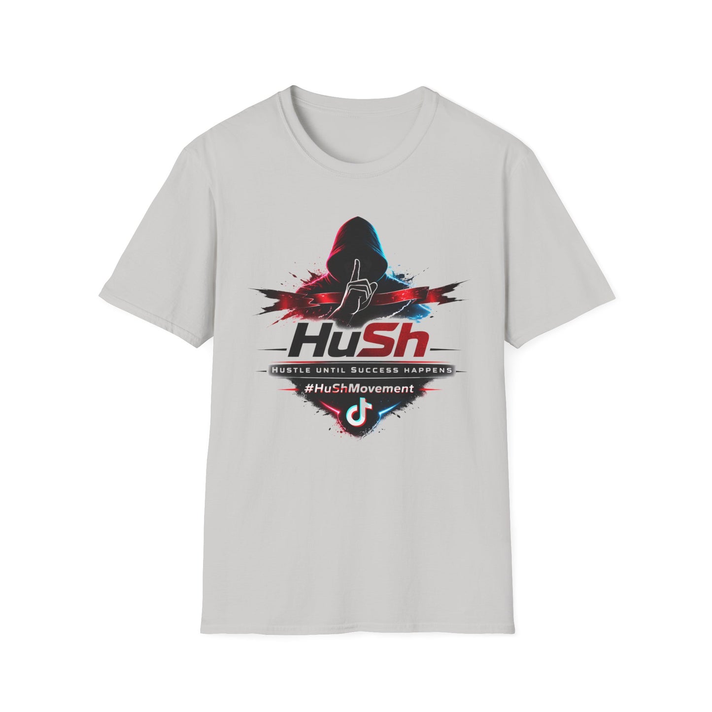 #HuSh silhouette graphic Tee | Hustle Until Success Happens, #HuShMovement