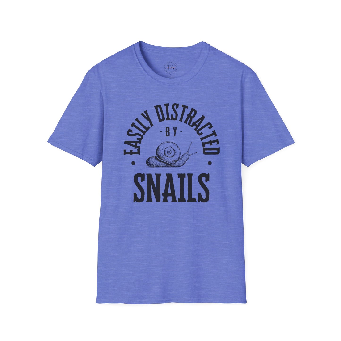 Easily Distracted by Snails Unisex T-Shirt - Cute Graphic Tee for Animal Lovers