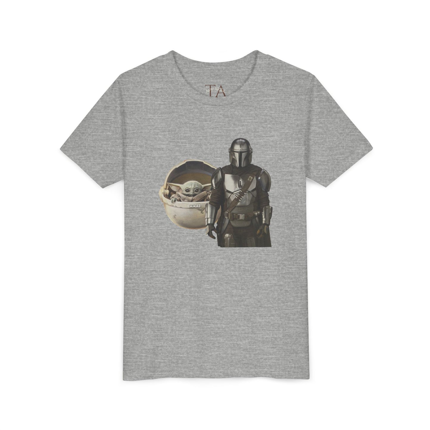 Kids Star Wars Inspired Youth Tee, Mandalorian T-Shirt, Grogu Shirt, Galaxy Adventure, Kids Summer Outfit, Birthday Gift