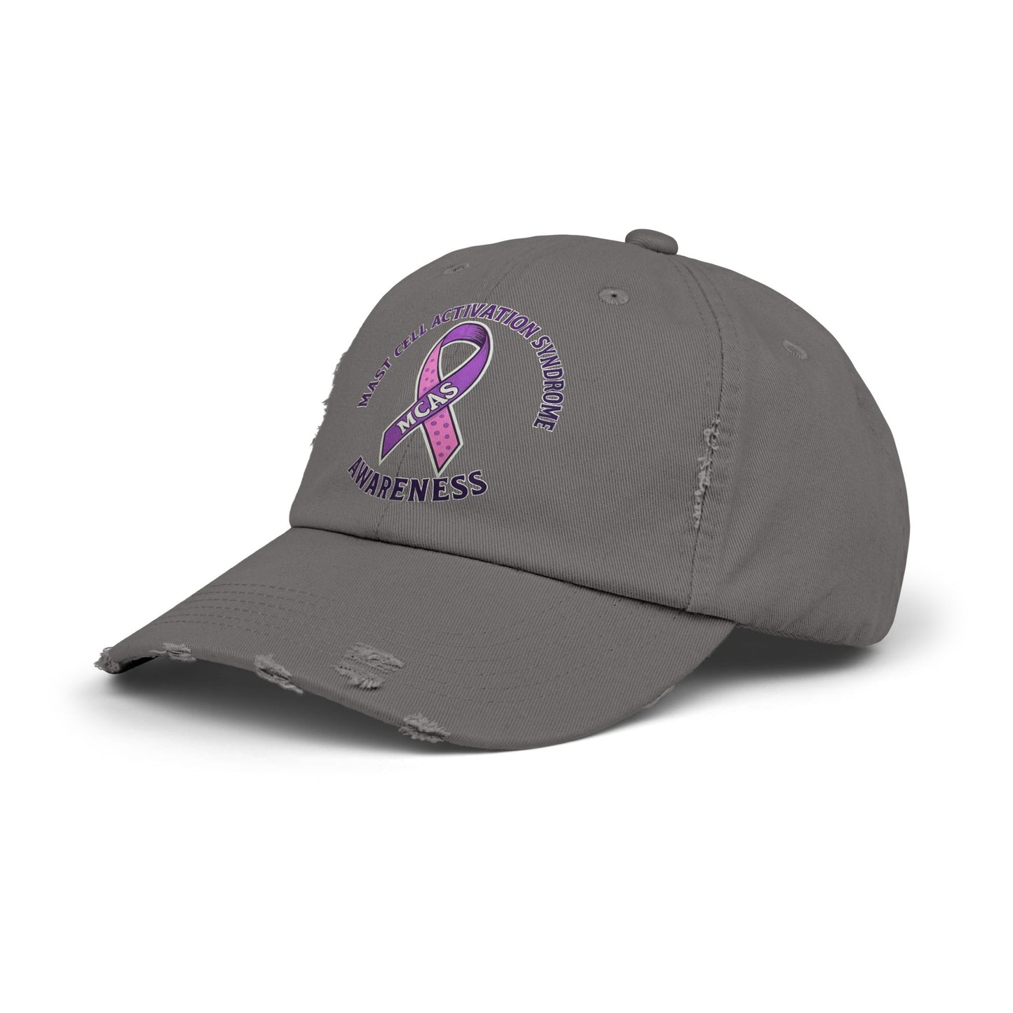 Mast Cell Activation Syndrome Unisex Distressed Awareness Hat