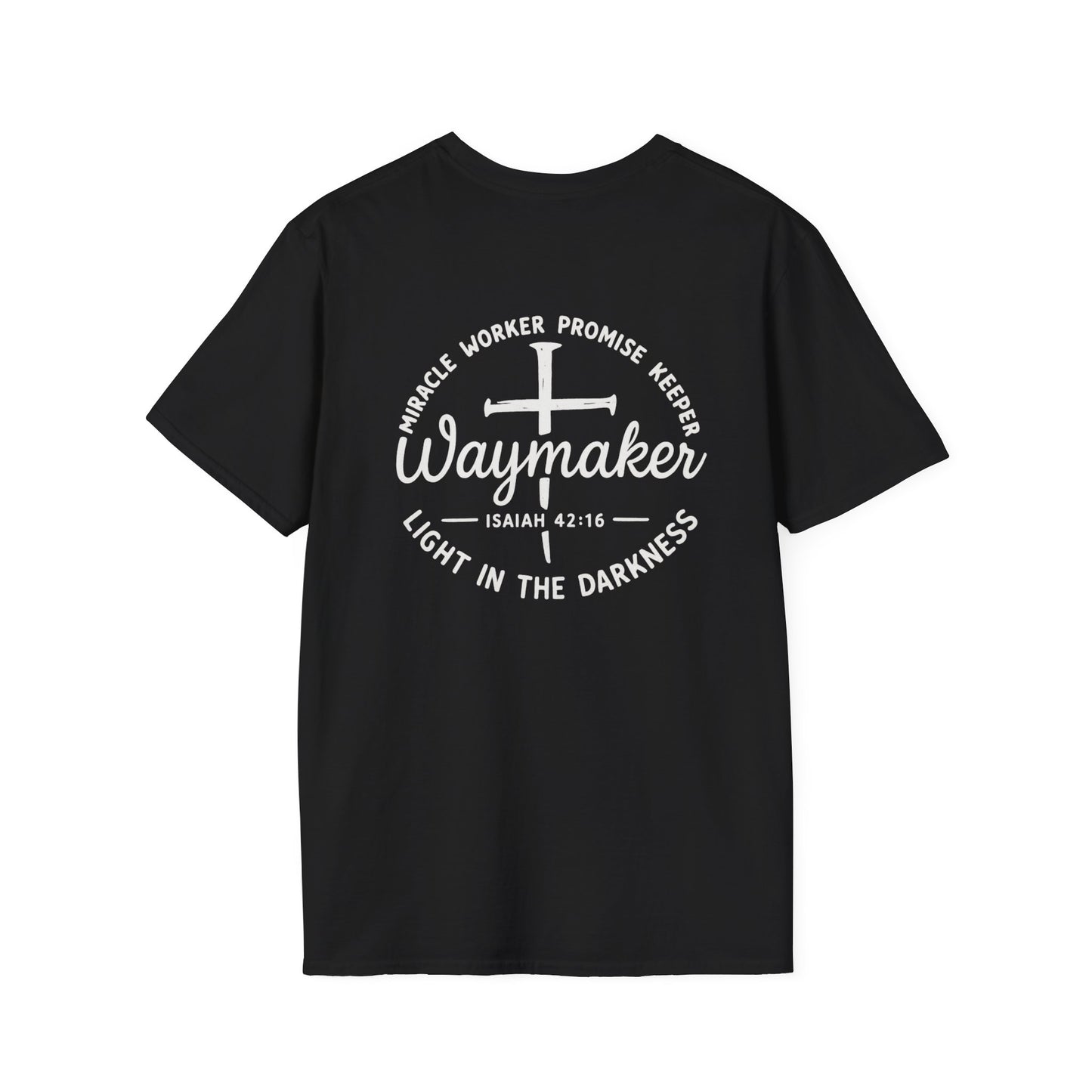 Faith Inspired Waymaker Registered Nurse Unisex Softstyle T-Shirt
