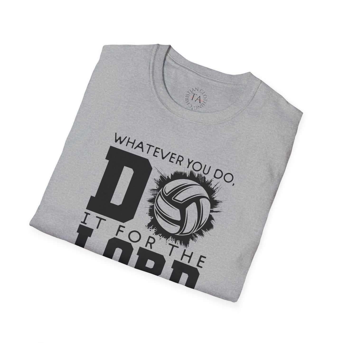 Volleyball Christian Unisex T-Shirt - Do it for the Lord