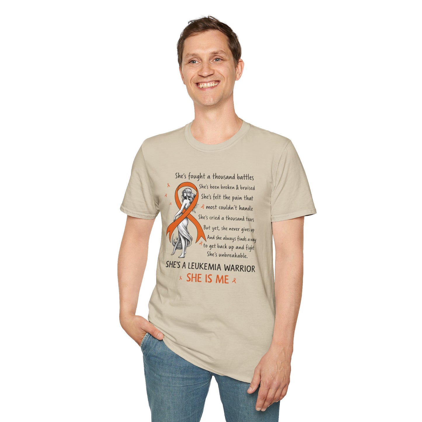 Leukemia Warrior T-Shirt - Unisex Softstyle Support Apparel
