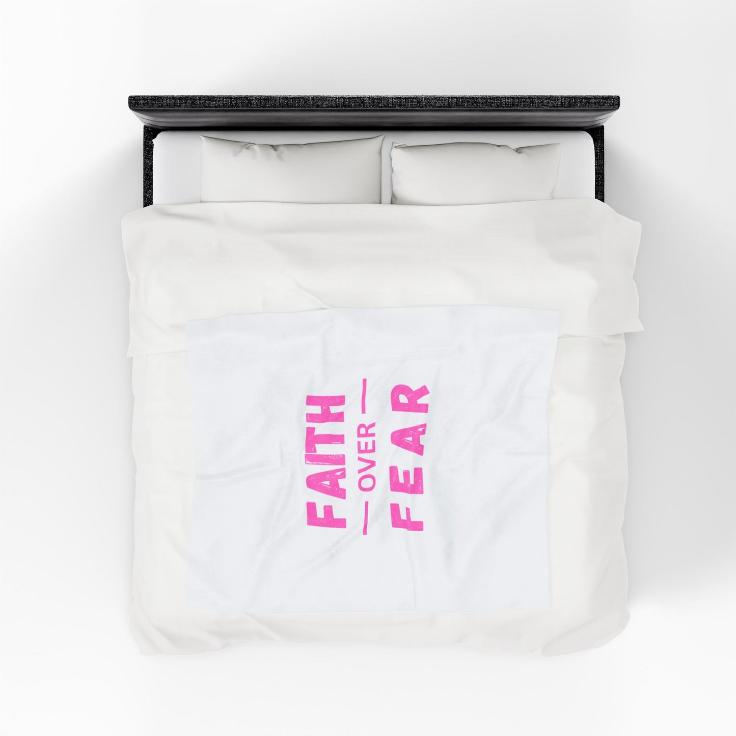 Faith Inspired Faith Over Fear Cozy Velveteen Plush Blanket with Motivational Quote - Perfect for Home Decor, Gifts, and Comfort, Faith over Fear, Inspirational [...]